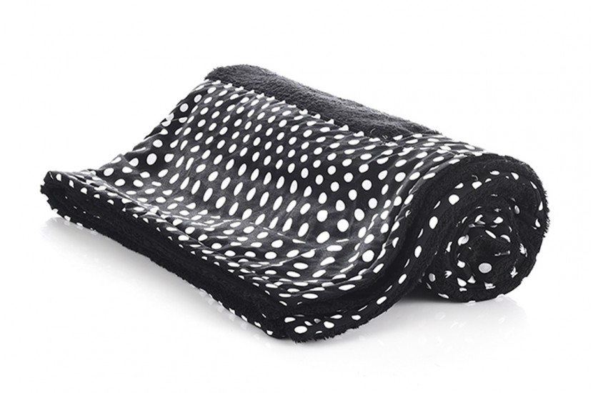 Πετσέτα Θαλάσσης MORSETO Luxury Black Polka dots 145 x 80cm